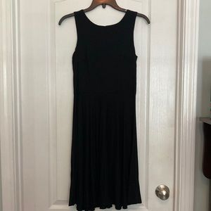 Loft Size XSP Black sleeveless dress